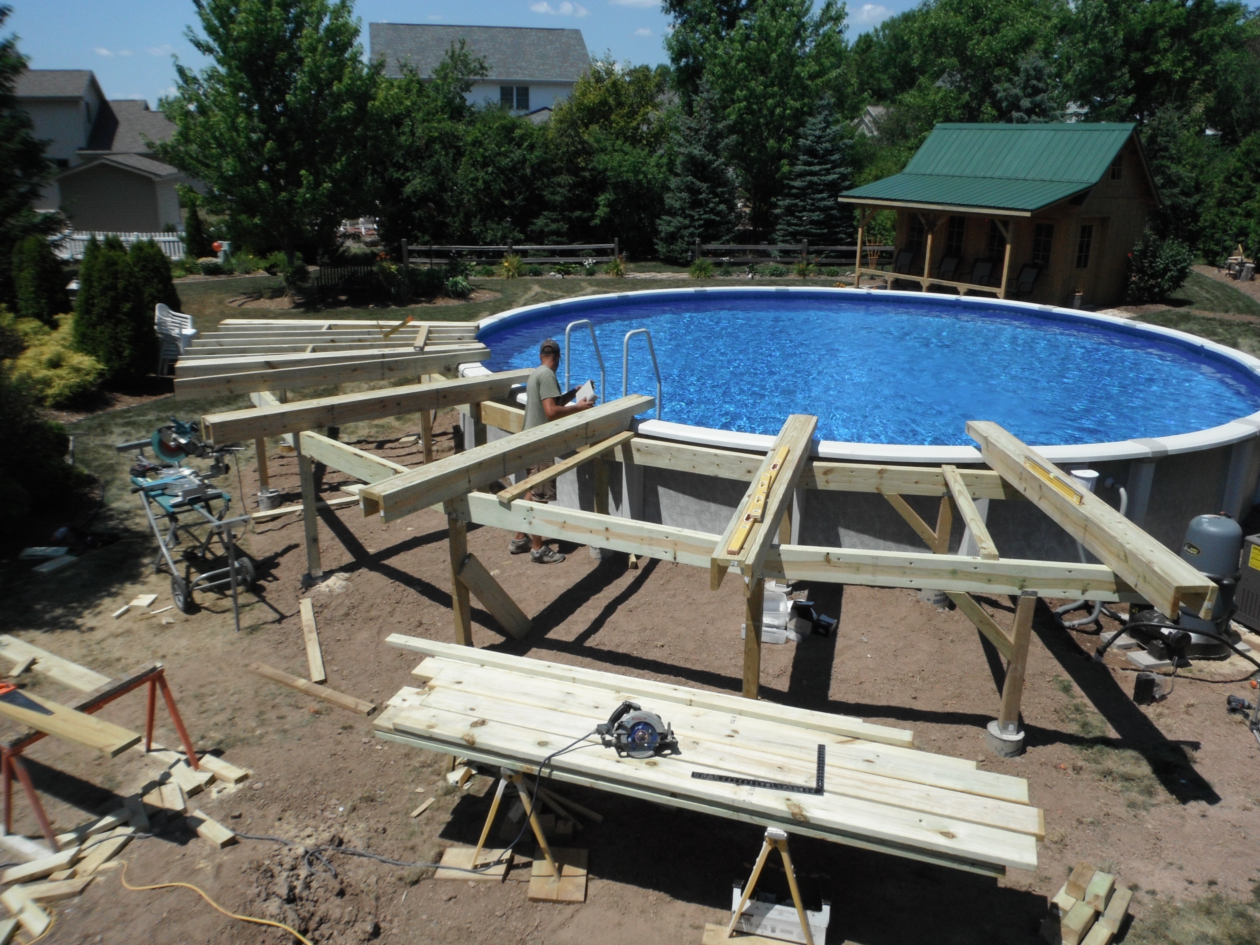 Pool Installation Deck Construction Green Bay Appleton Wisconsin