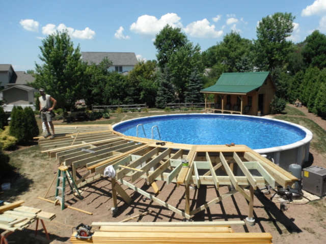 Pool Installation Deck Construction Green Bay Appleton Wisconsin